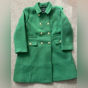 Talbots Green Wool Pea Coat (16P)